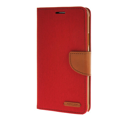 

MOONCASE Galaxy Note 4 , Leather Flip Wallet Card Holder Pouch Stand Back Case Cover for Samsung Galaxy Note 4 Red