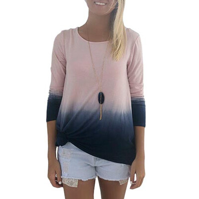 

CT&HF Women Long Sleeves Cotton T-Shirt