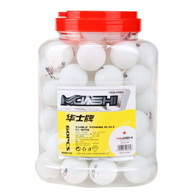 

Huashi brand hsp a star 40mm table tennis a barrel of a total of 60 balls yellow 605