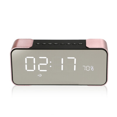 

TOPROAD Portable Bluetooth Speaker PTH-305 Wireless Stereo Music Sound Box Support FM Radio Line in TF TimeAlarm Clock altavoz