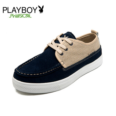 

PLAYBOY brandNewKorean styleFashionalLeisureSedueSplicingCanvasMens shoes