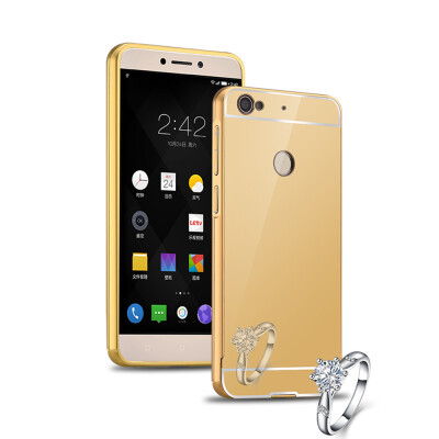 

MOONCASE Plating Metal Frame Edge Mirror Back Protective Shell 2 in 1 Thin Case Cover for Xiaomi Mi 4S