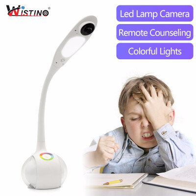 

Wistino HD 720P CCTV WiFi Table Lamp Camera IP Smart Home Desk Camera Wireless Security Video Baby Monitor P2P Led Light Remote