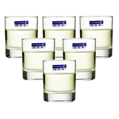 

【Jingdong Supermarket】 Le Meiya Luminan Round Isis Glass Glass Cup Juice Cup 300ml 6pcs