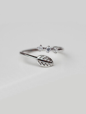 

ONICE 925 Sterling Silver Rings Features Leaf Star Design WQJ028
