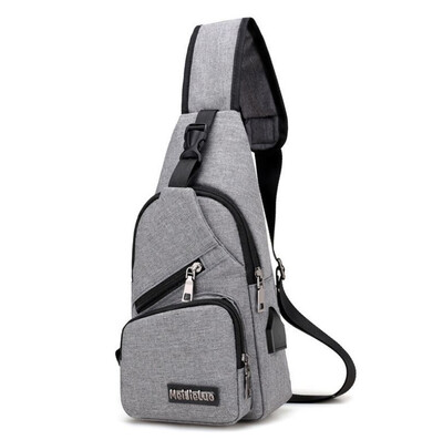 

Men Small Chest Bag Pack Travel Sport Shoulder Sling Backpack Cross Body Outdoor