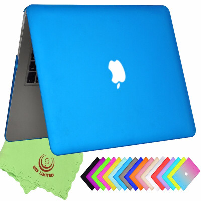 

UESWILL Smooth Soft-Touch Matte Frosted Hard Shell Case Cover for MacBook Air 11" Model A1370A1465- Aqua Blue