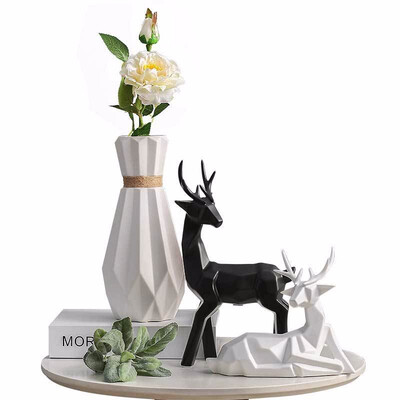 

European ceramic crafts deer ornaments creative home decorations animal furniture furnishings