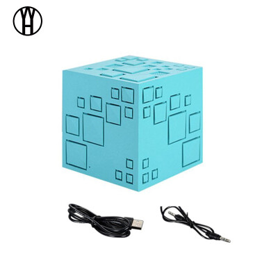 

WH LED Magic Wireless Bluetooth Speaker FM Radio Bluetooth Speaker with Microphone TF Card USB Handsfree Wireless Speaker