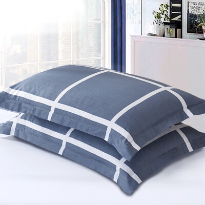 

Jiuzhou deer pillowcase home textile cotton pillowcase twill pillowcase pillow set leisure afternoon pair of 4874cm