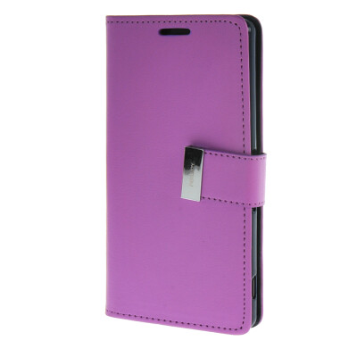 

MOONCASE Case for Sony Xperia Z3 Flip Leather Wallet Card Slot Bracket Back Cover Purple