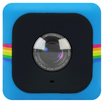 

Polaroid (Polaroid) CUBE + спортивная камера синяя (1440P HD smart WIFI 124 градусов широкий угол 8 миллионов пикселей F2.0 апертура встроенный литий)