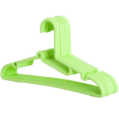 

Bingyou upgraded collar collar hanger plastic hanging clothes rack adult children hanging clothes support clothes hook wide 40 cm 10 pieces of Nordic powder