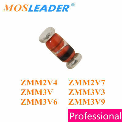 

2500pcs LL34 SOD80C ZMM2V4 ZMM2V7 ZMM3V ZMM3V3 ZMM3V6 ZMM3V9 1206 24V 27V 3V 33V 36V 39V Zener Diode