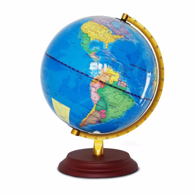 

European retro English version of the globe HD 25cm creative home decoration ornaments students with pure English teaching globe