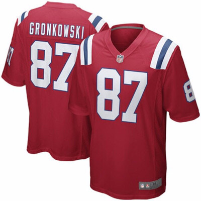 

Mens New England Patriots Nike Navy Custom Game Jersey