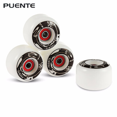 

4pcs Skateboard Wheels for Ollie Punk&Jumping Hardness is 78 - 85A for Ollie Punk&jumping use highly scratch resistant PU