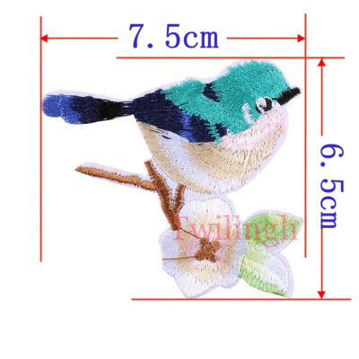 

twilingh Patches Sewing Iron-On Accessories Fish Embroidered Sequined Patches For Clothing