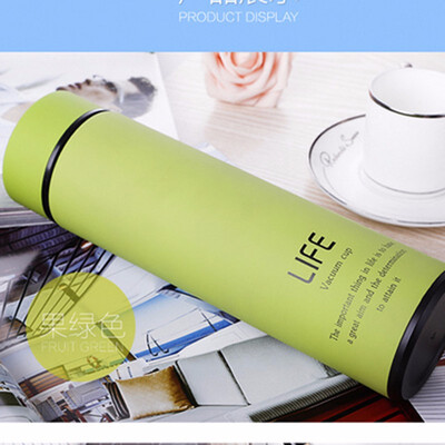 

Cntomlv 500ml High Quality Stainless Steel Thermos Mugs Car Vacuum Flasks Anti-Dust Coffee Tea Milk Cups Thermocup Thermomug