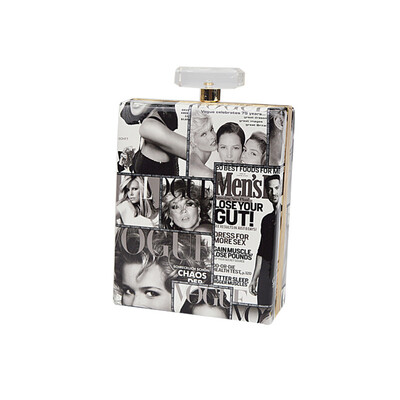 

Fashion women handbag creative magazine clutch bag ladies evening bag luxury brand perfume bag lips clutch bag