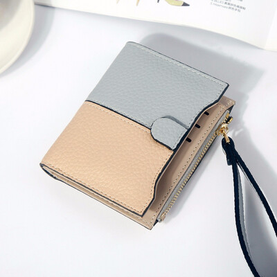 

Zipper Mini Purse female short 2018 new Korean version mini student lovely&fashionable zero wallet