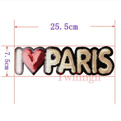 

1Pcs Big Patches Brand Shine Sequin 3D Sticker Stickers Wing Rose Embroidery Motif Applique Garment Kids Women DIY Clothes Badge