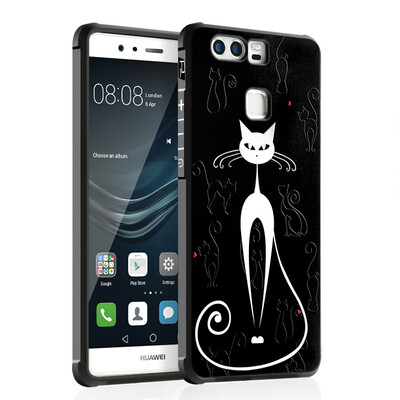 

Goowiiz Fashion Phone Case For Huawei P9P9 PlusG9 Lite Luxury 3D Cute Cartoon Slim Full Soft Silicone Prevent falling