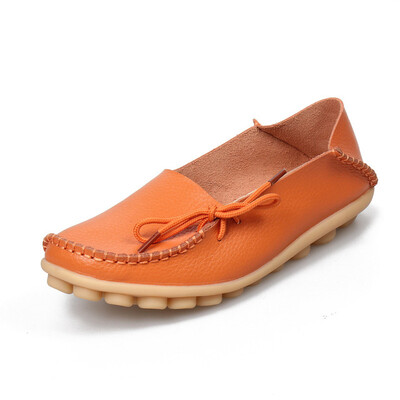 

Soft Leisure Flats Women Leather Shoes Moccasins Mother Loafers Casual Female Driving Ballet Footwear