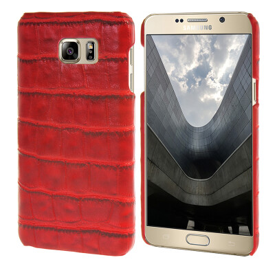 

MOONCASE чехол для Samsung Galaxy Note 5 Crocodile Skin Hard Rubber Back Cover Red