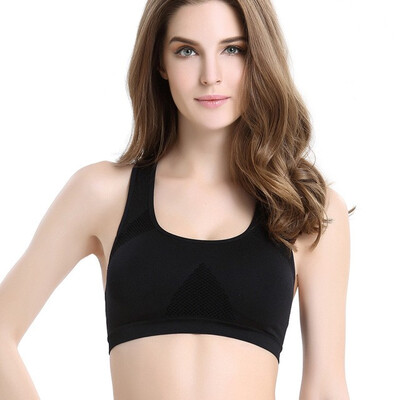 

Absorb Sweat Seamless Sports Bras Women Without Armature Padded Yoga Bra Underwear Athletic Vest Gym Fitness Running Tank Tops