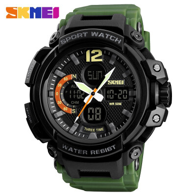 

SKMEI 50 m Waterproof Fashion Digital Watch Three Time Display 1343