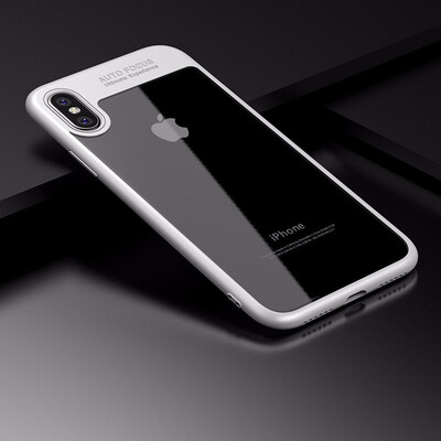 

TPU Bumper Transparent Case For Iphone X PC Back Cover Shock Absorption Slim Soft Rubber Case For Apple iPhone X