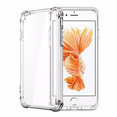 

For iPhone 6s 6plus 7Plus 8Plus Clear Case Anti-Shock Transparent Soft TPU Corner Protective phone case for iPhone7 8 x