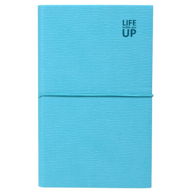 

Morning light M & G APYF7802 portable 48K strap leather leather leather diary notebook 96 pages blue