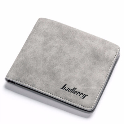 

New Men Wallet Short Purse Vintage Bifold Vertical Youth Coin Pouch
