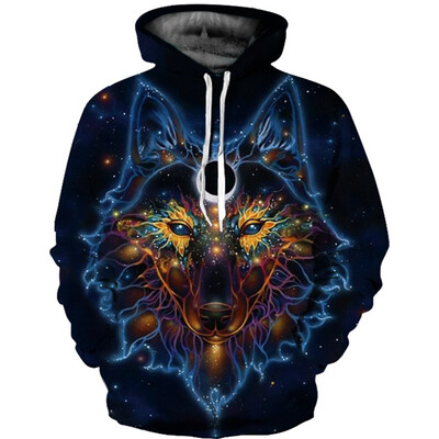 

Mens Hoodie 3D Printed Women Pullover Sweater