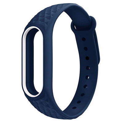 

prism Colorful Silicone Wrist Strap Bracelet Double Color Replacement watchband for Original Miband Xiaomi Mi band 2 Wristbands