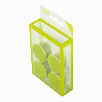 

Ovid office Office Depot magnetic clamp magnetic stickers magnetic buckle whiteboard magnetic clip 32 32 22mm yellow&green 4 box DMC110-Y