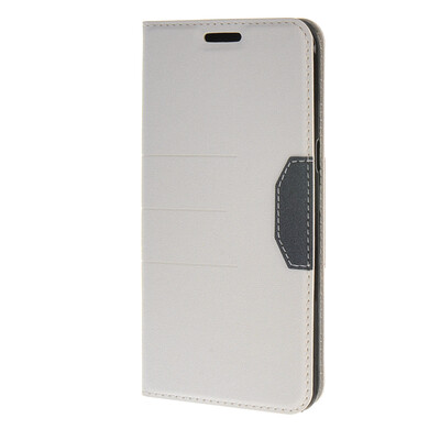 

MOONCASE Fashion Leather Case Wallet Flip Card Slot Stand Back Slim Cover for Samsung Galaxy S6 Edge Plus ( Edge+) White 01