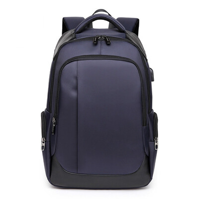 

Korean Casual USB Man Oxford Cloth Shoulder Backpack Male Breathable Wear-resisting Business Computer Bag Travel Bag Student Bag