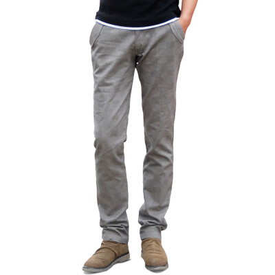 

(MSEK) XK3026 men's casual pants light breathable pants 1 # lattice 29