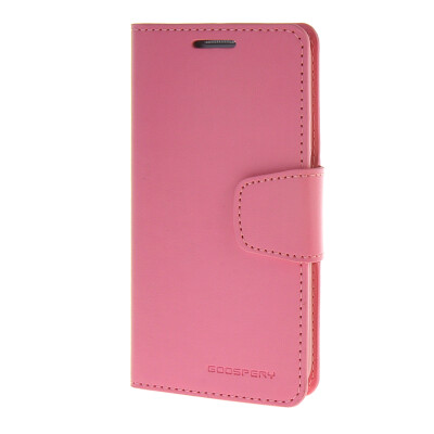 

MOONCASE Case for Samsung Galaxy S6 Edge PU Leather Flip Wallet Card Slot Stand Back Cover Pink