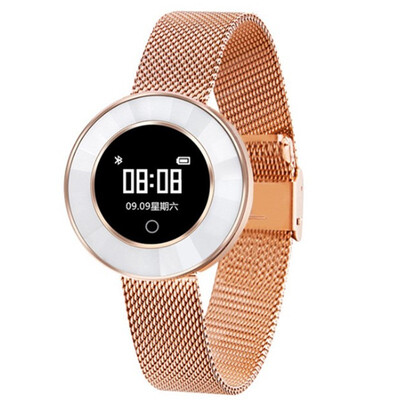 

Sport Women Sports Fitness Smart Watch with Swimmig Blood Pressure Bluetooth Lady Wristband Heart Rate Bracelet Milanese Strap
