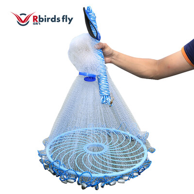 

R birdsfly Frisbee throwing nets throwing nets American style easy to throw fishing nets fishing nets spinning nets nets sinkers fishing nets monofilament line Frisbee type 36 meters RBF211