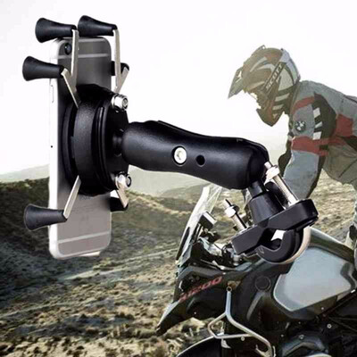 

Strengthen Motorcycle Phone Holder Mobile Phone Stand Support for iPhone7 6 6sPlus GPS Bike Phone Holder with soporte movil moto