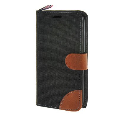 

MOONCASE Xperia E4 , Leather Wallet Flip Card Holder Pouch Stand Back Case Cover for Sony Xperia E4 Black