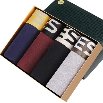 

SEPTWOLVES 4 pack men's mid-rise boxer briefs