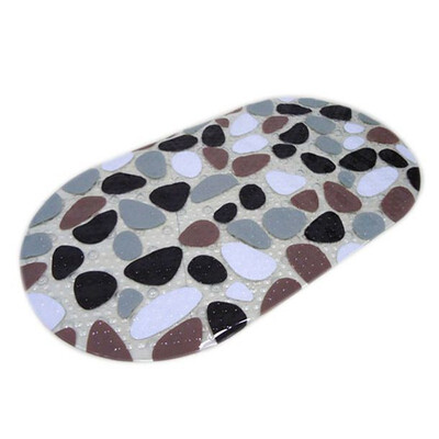 

UpperX Soft PVC Non-slip Bath Mats Pebble Shower Anti Slip Carpet Bathroom Toilet Mats Floor Mats Bathroom Rug