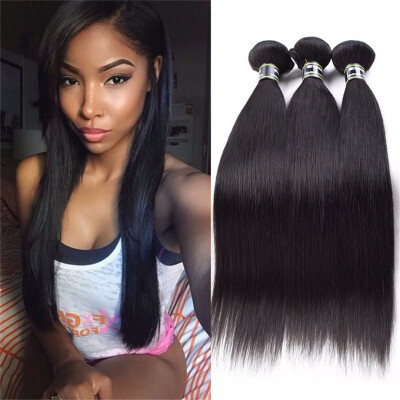 

Amazing Star Brazilian Virgin Straight Hair 3 Bundles Straight Human Hair Weave Straight Hair Bundles Deal Soft&Bouncy Hair