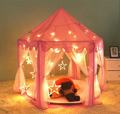 

Indoor Kids Princess Castle Play TentPinkBalls Not Included